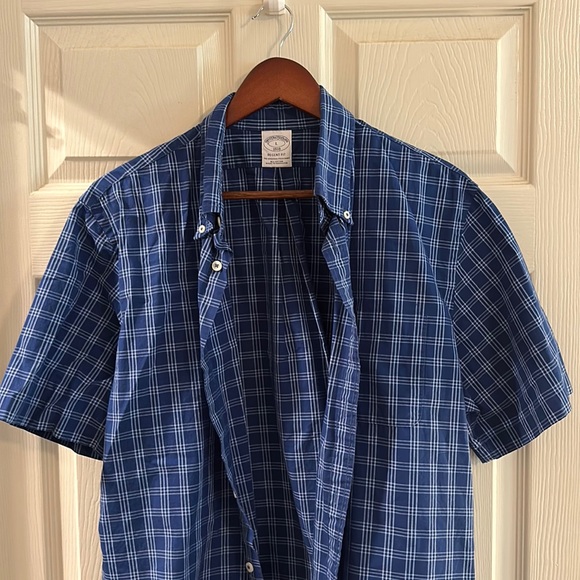 Brooks Brothers Regent Fit Short Sleeve Shirt - Picture 1 of 3
